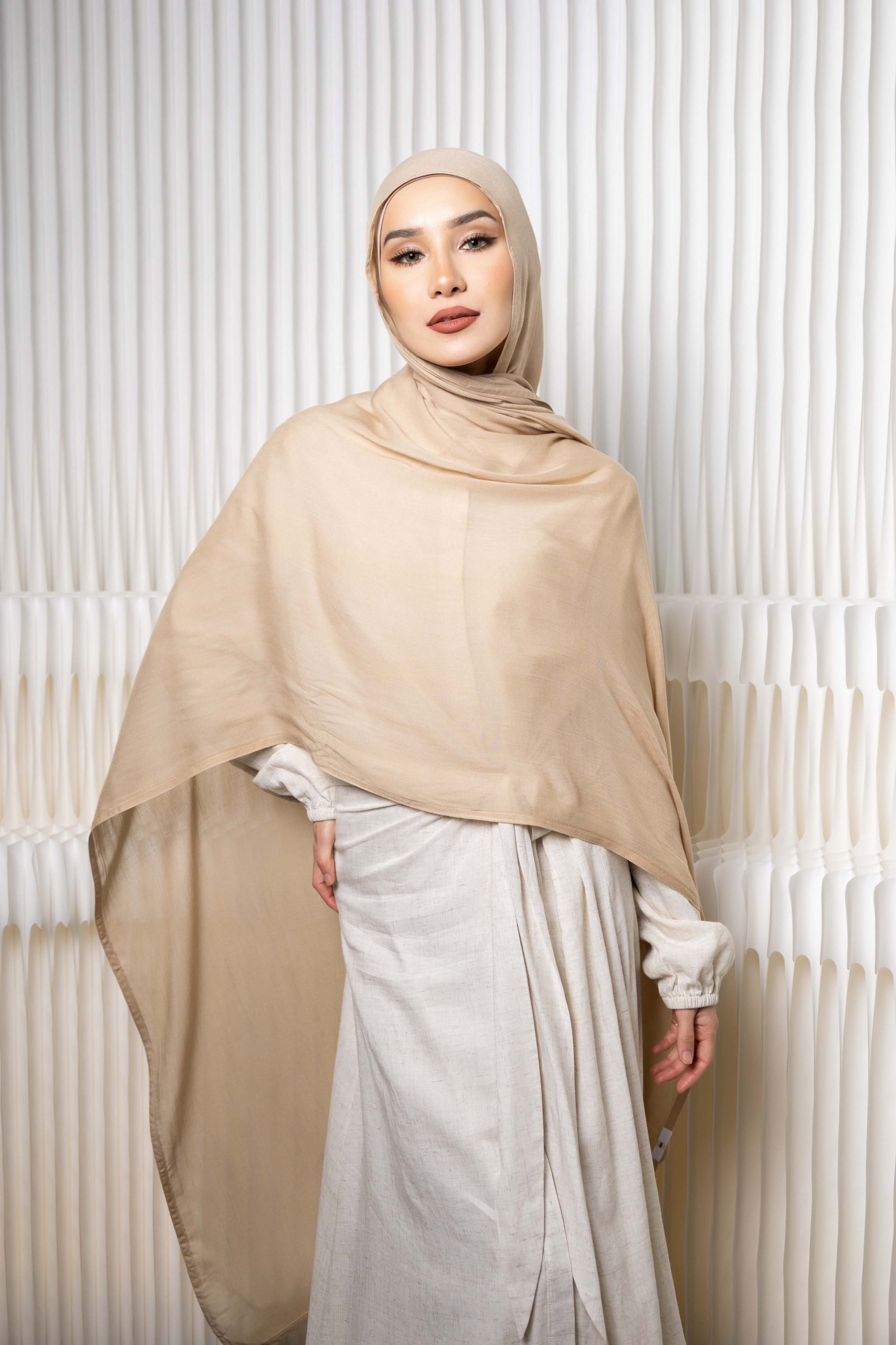 Maxi Modal Buttercream Viscose