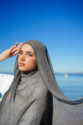 Load image into Gallery viewer, Beach Pebble Marble Rayon Hijab