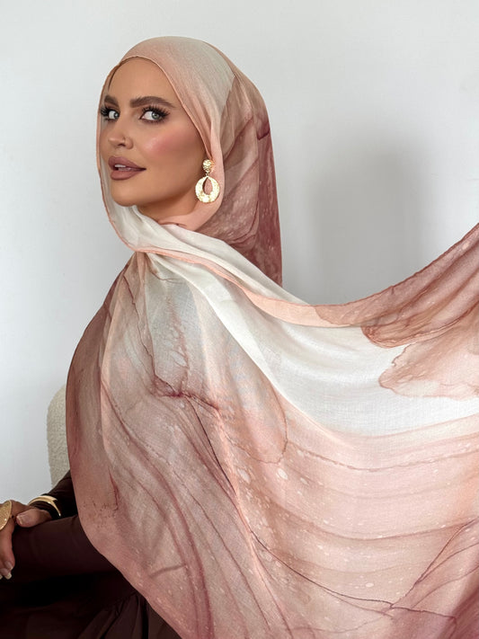 Desert Rose Printed Shawl
