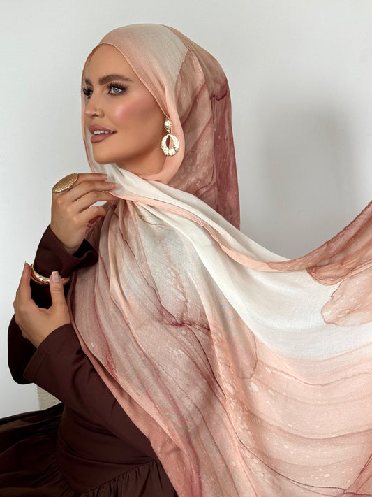 Desert Rose Printed Shawl