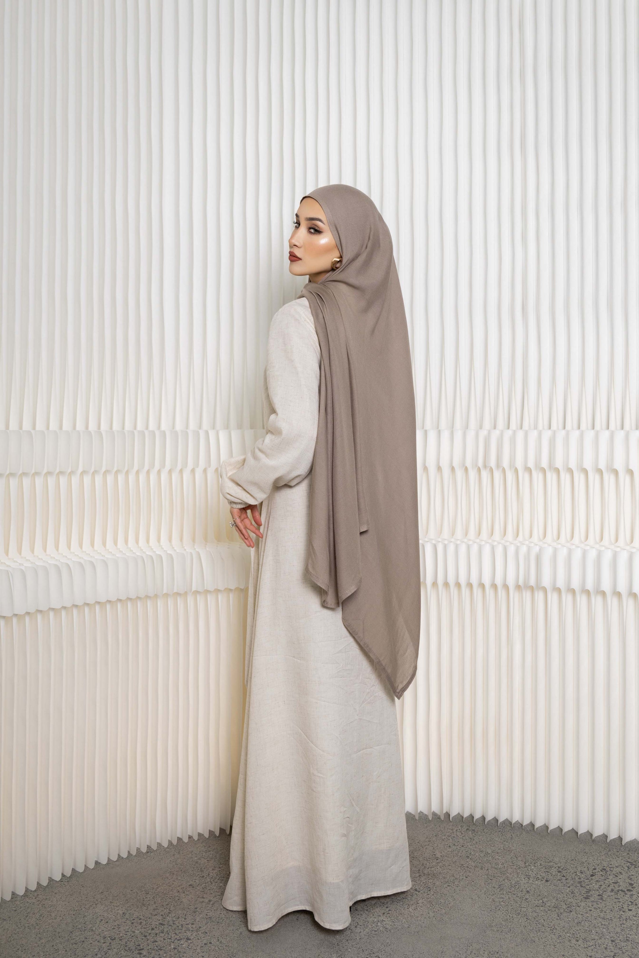 Bamboo Sage Hijab & Non Slip Undercap set