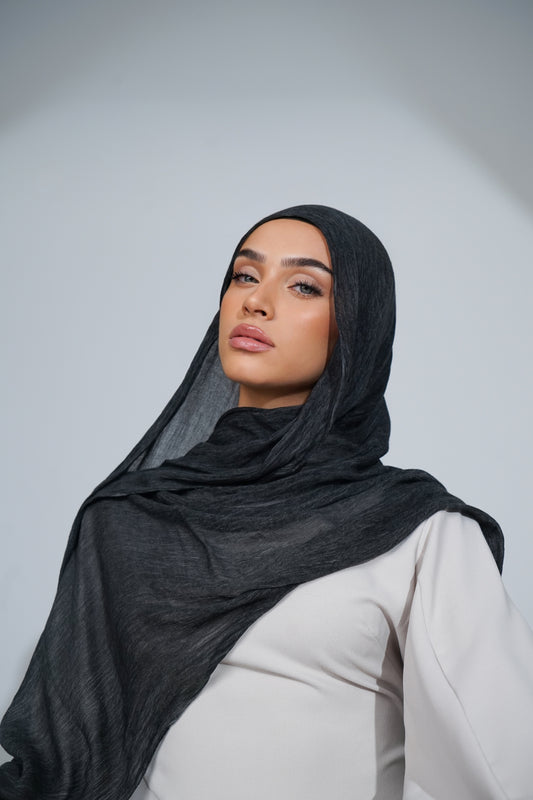 Charcoal Marle Textured Rayon set