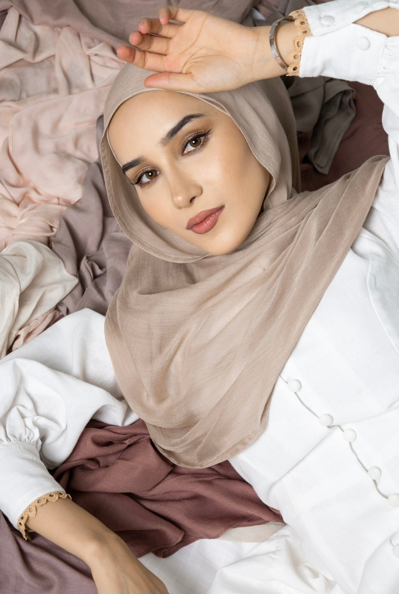 Luxury Nude Modal Hijab