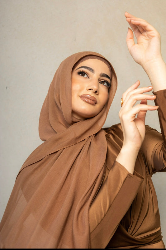 CINNAMON BROWN Double Stitch