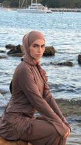 Load image into Gallery viewer, Swimwear Set —Brown Active Modest