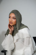 Load image into Gallery viewer, Winter Green Textured Rayon set