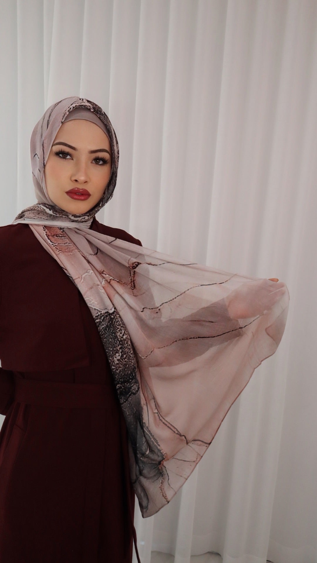 Dusty Rose Marble Modal