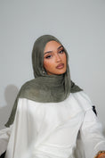 Load image into Gallery viewer, Winter Green Textured Rayon set