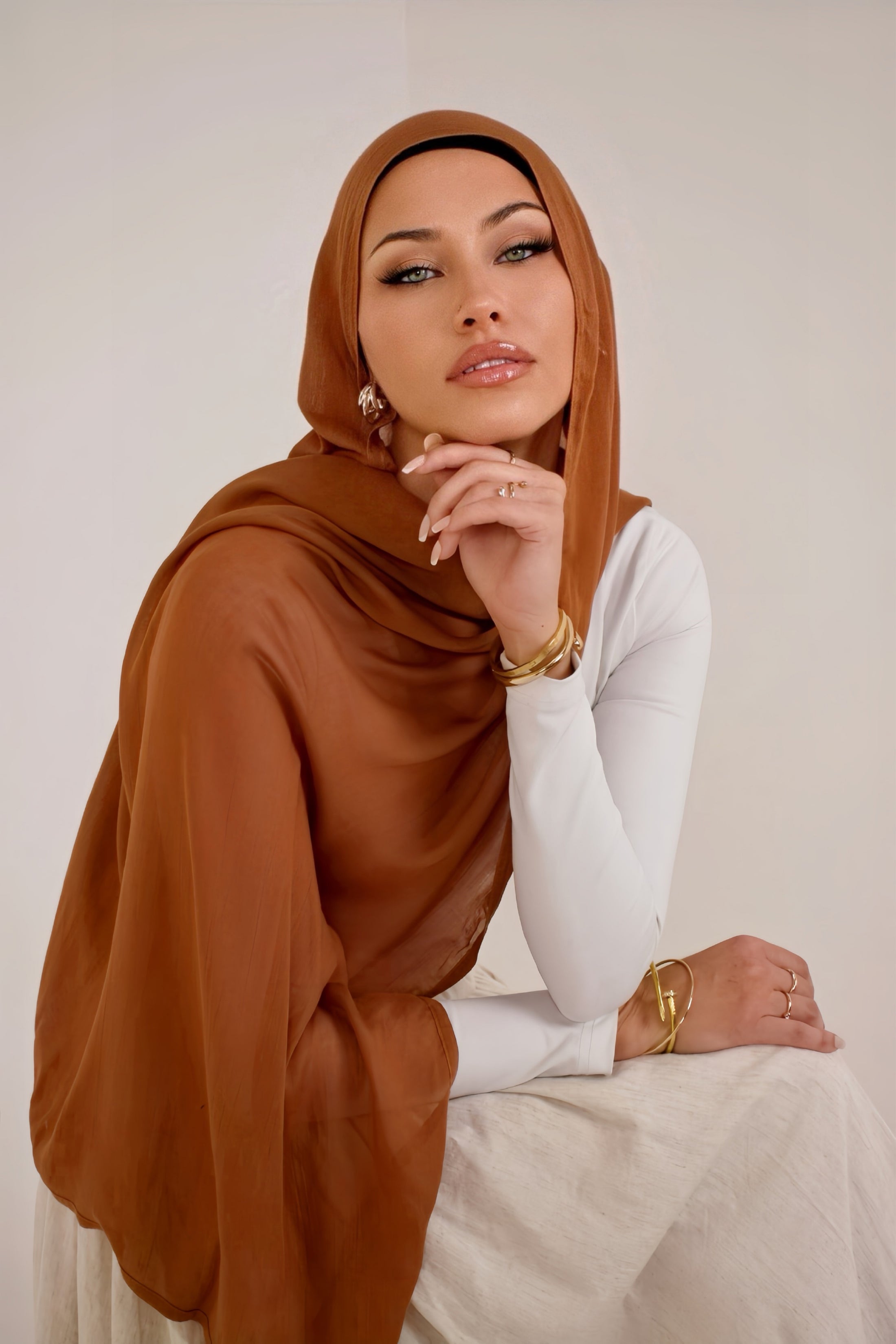 Orange glaze Maxi Modal