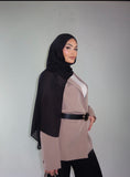 Load image into Gallery viewer, Black Velvet Grip Undercap & Hijab Set