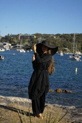 Load image into Gallery viewer, Black Swim Dress - Cover Up - Trench