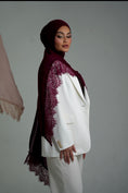 Load image into Gallery viewer, Dark Cherry Lace Modal