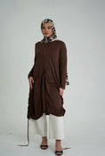 Load image into Gallery viewer, Brown Swim Dress / Cover Up Jacket