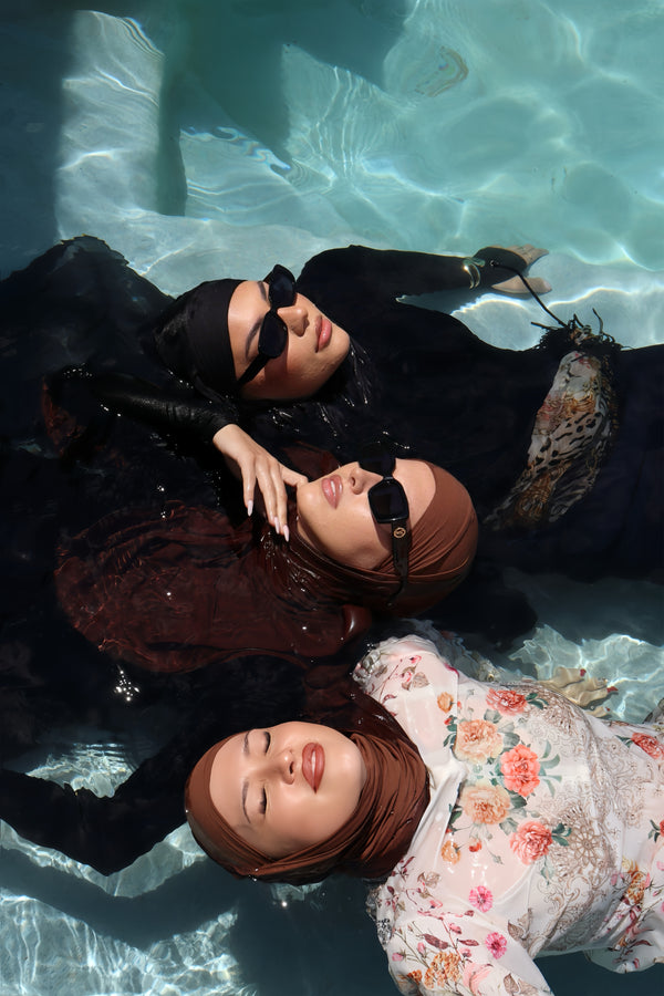 Sports / Swim Hijab Non Slip Cap & Set Collection