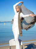 Load image into Gallery viewer, Granite Mocha Marble Rayon Hijab
