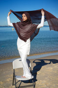 Load image into Gallery viewer, Berry Plum Marble Rayon Hijab
