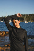 Load image into Gallery viewer, Swimwear Set —Black Active Modest
