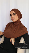 Load image into Gallery viewer, Sports Brown Ninja Non Slip / Swim Hijab
