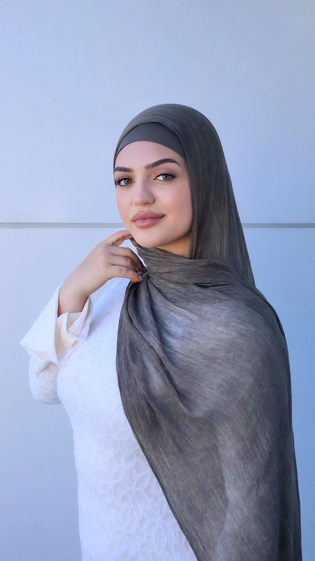 Olive Textured Rayon Set