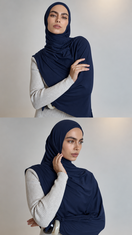 Uniform Navy Bamboo Instant Jersey Set