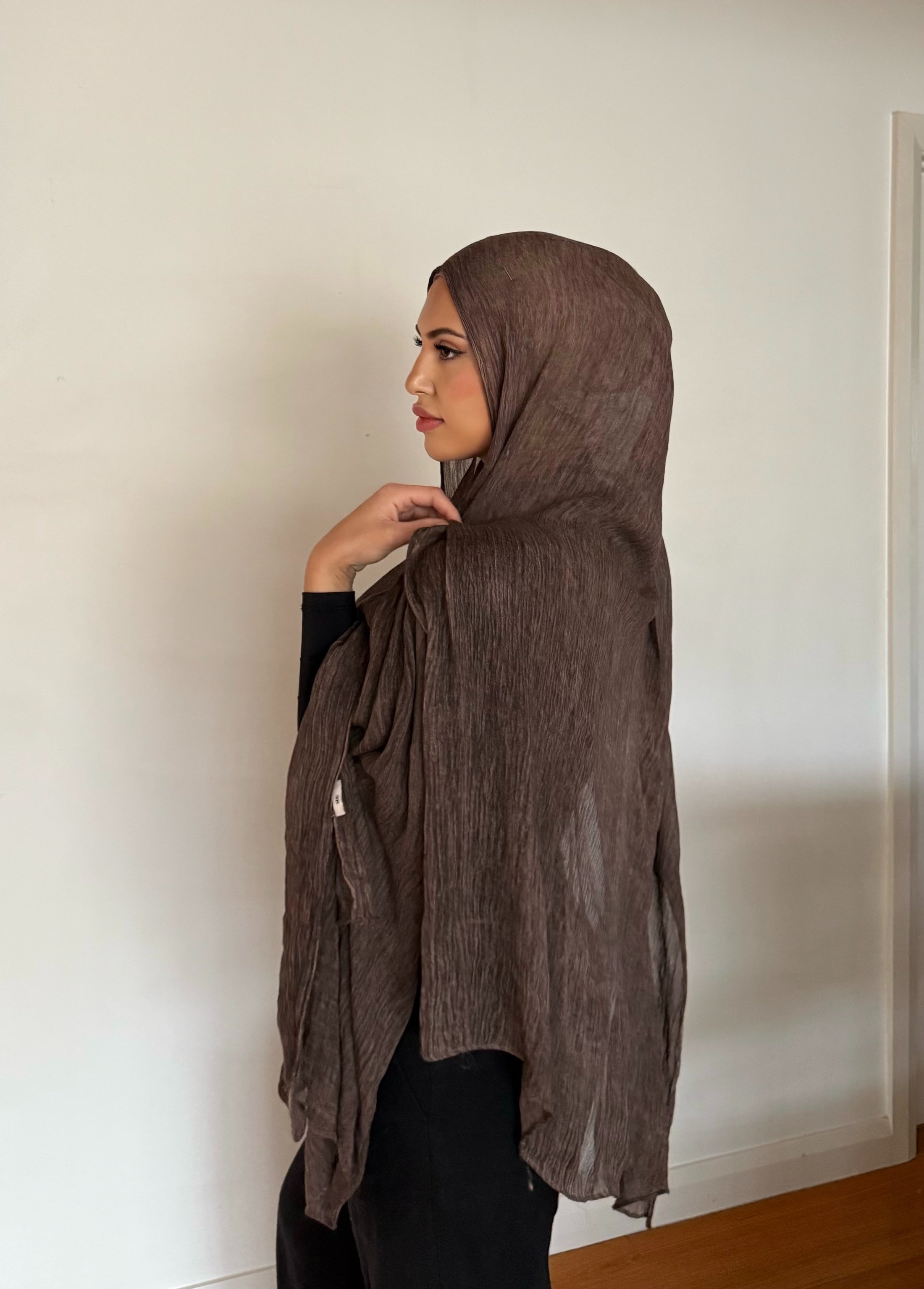 Plum Chocolate Rayon Hijab