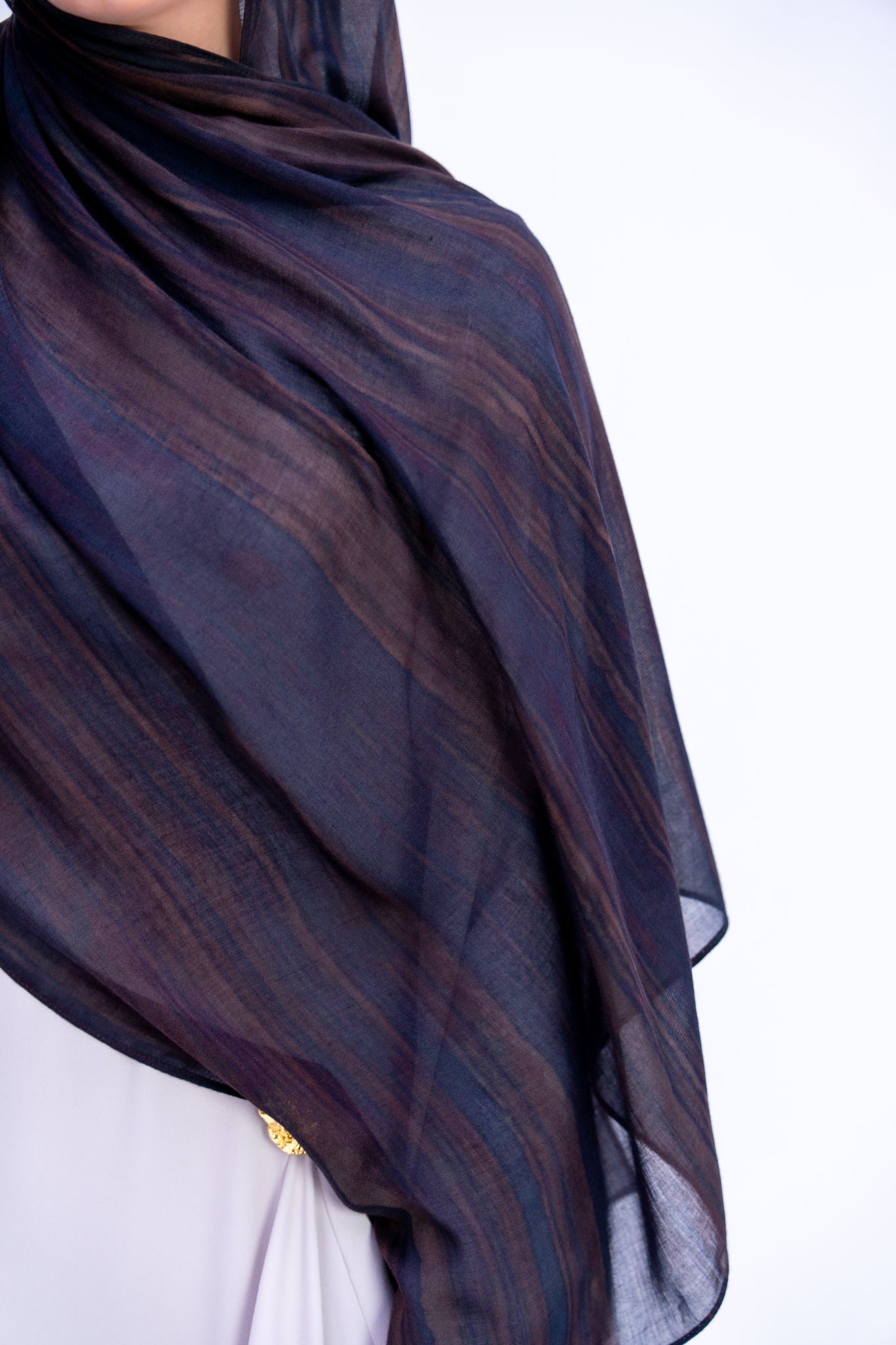 Midnight Current Printed Modal