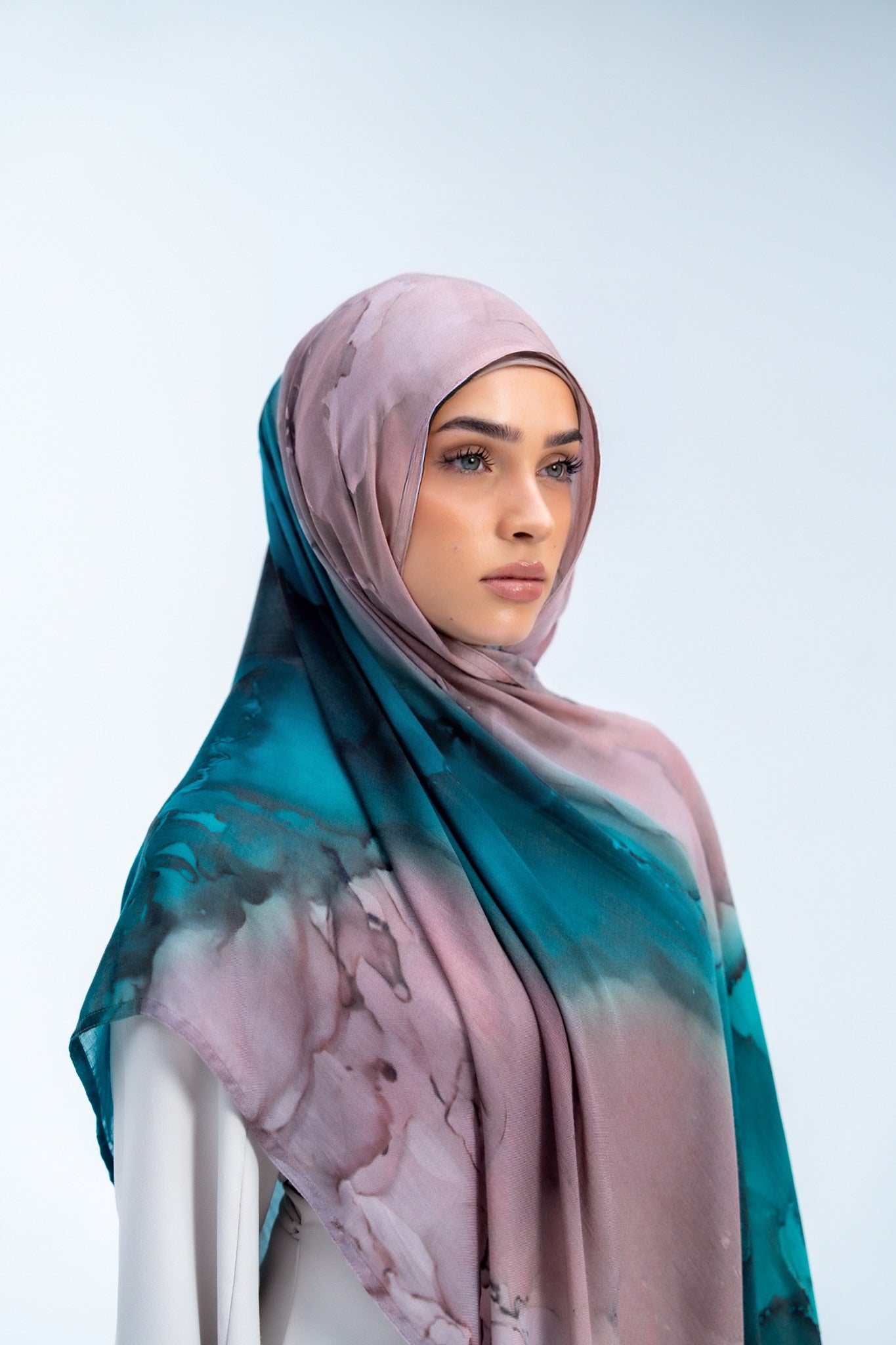 Veil of Rose - Printed Modal
