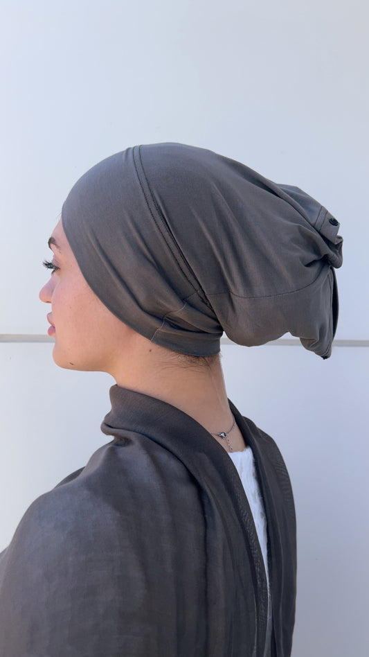 Olive Modal & Non Slip Undercap set