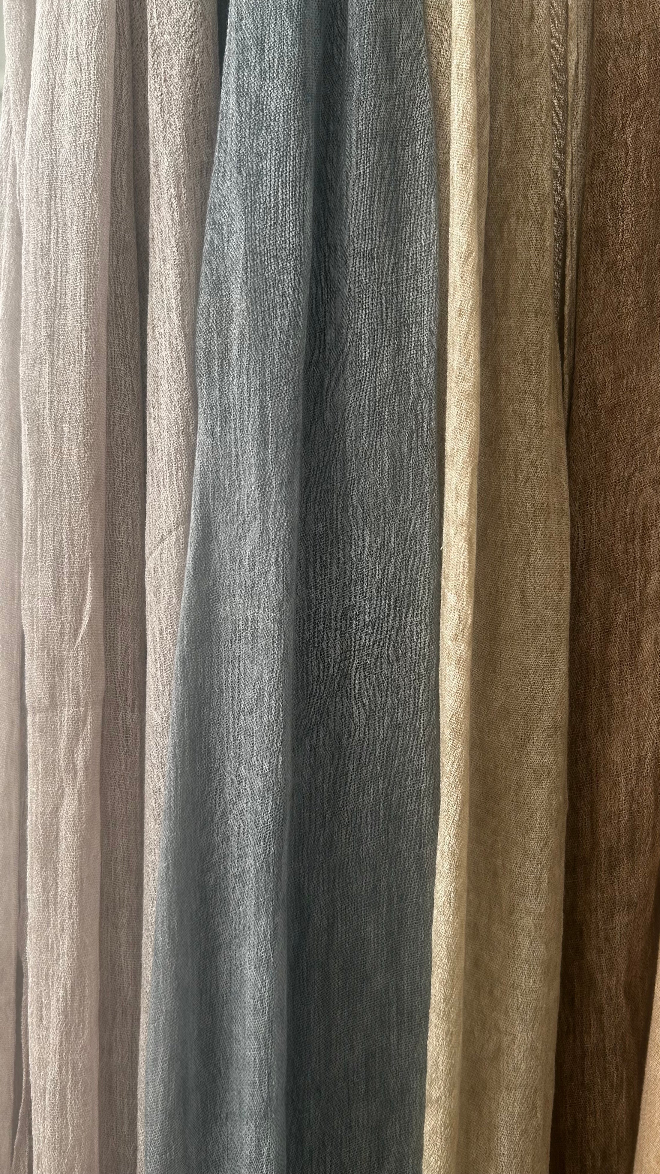 Duck Blue Rayon Hijab