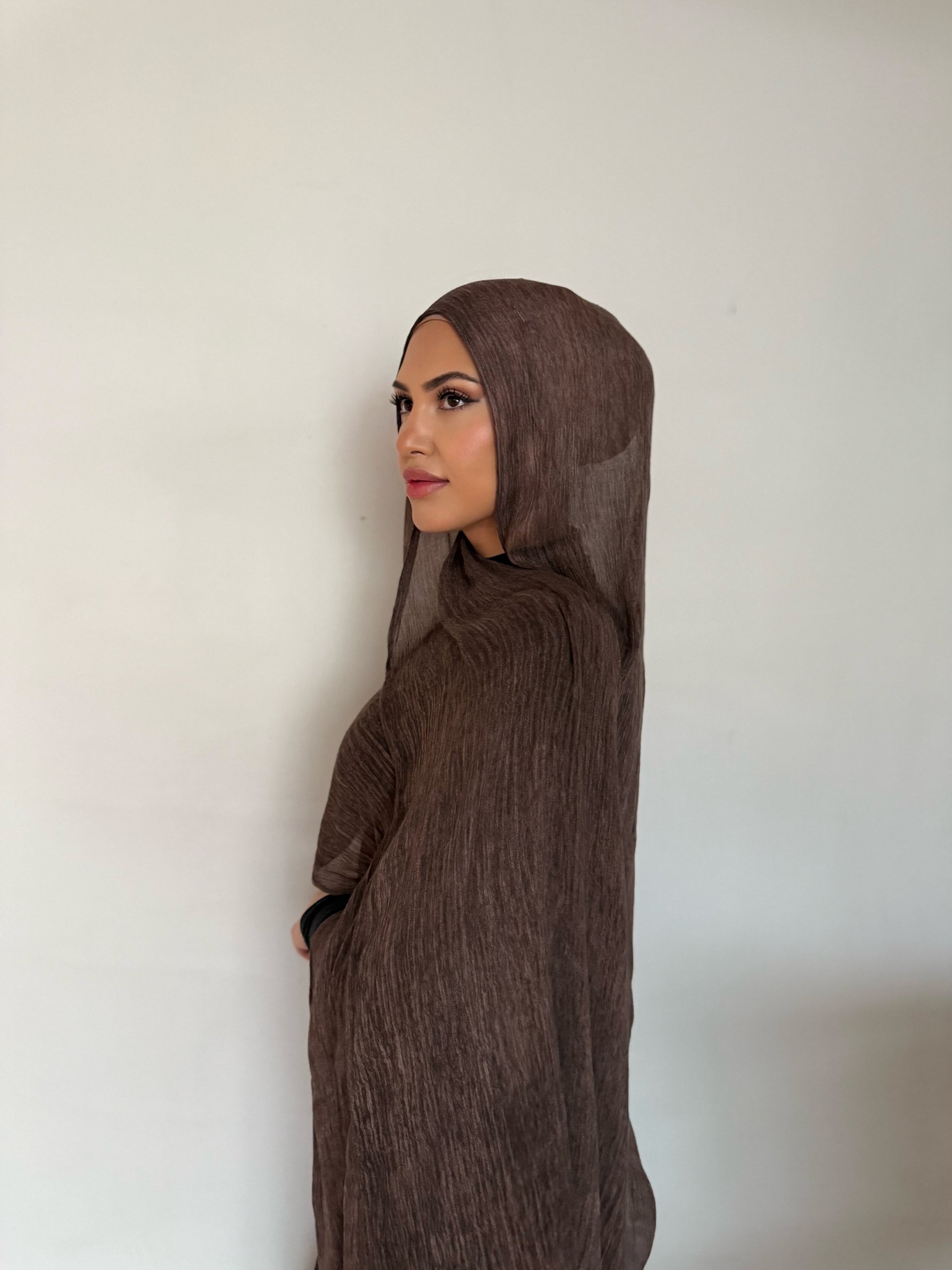 Plum Chocolate Rayon Hijab