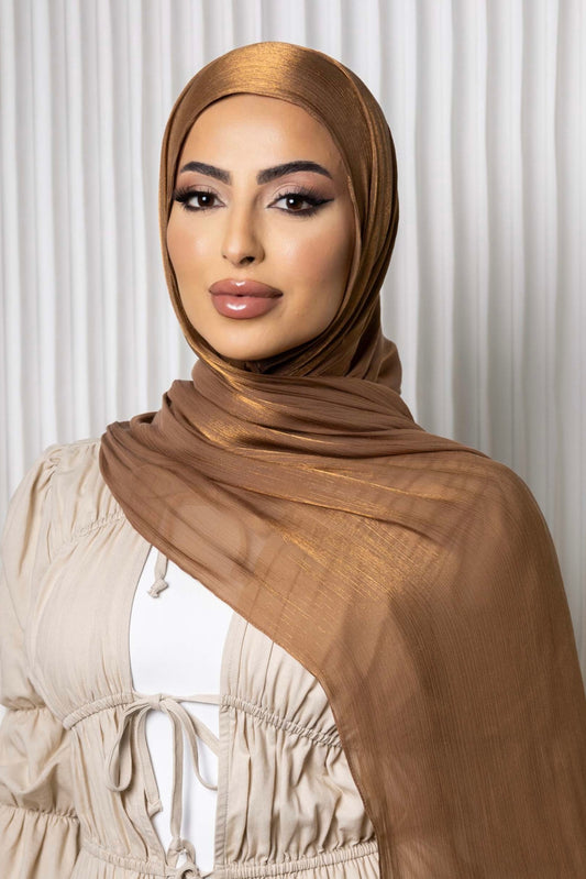 Cinnamon Silk Almas Hijab