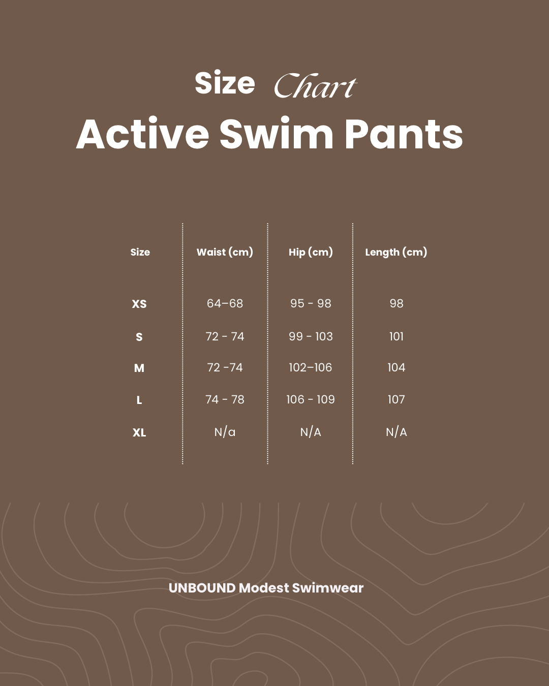 Pants — Brown Active Swimwear