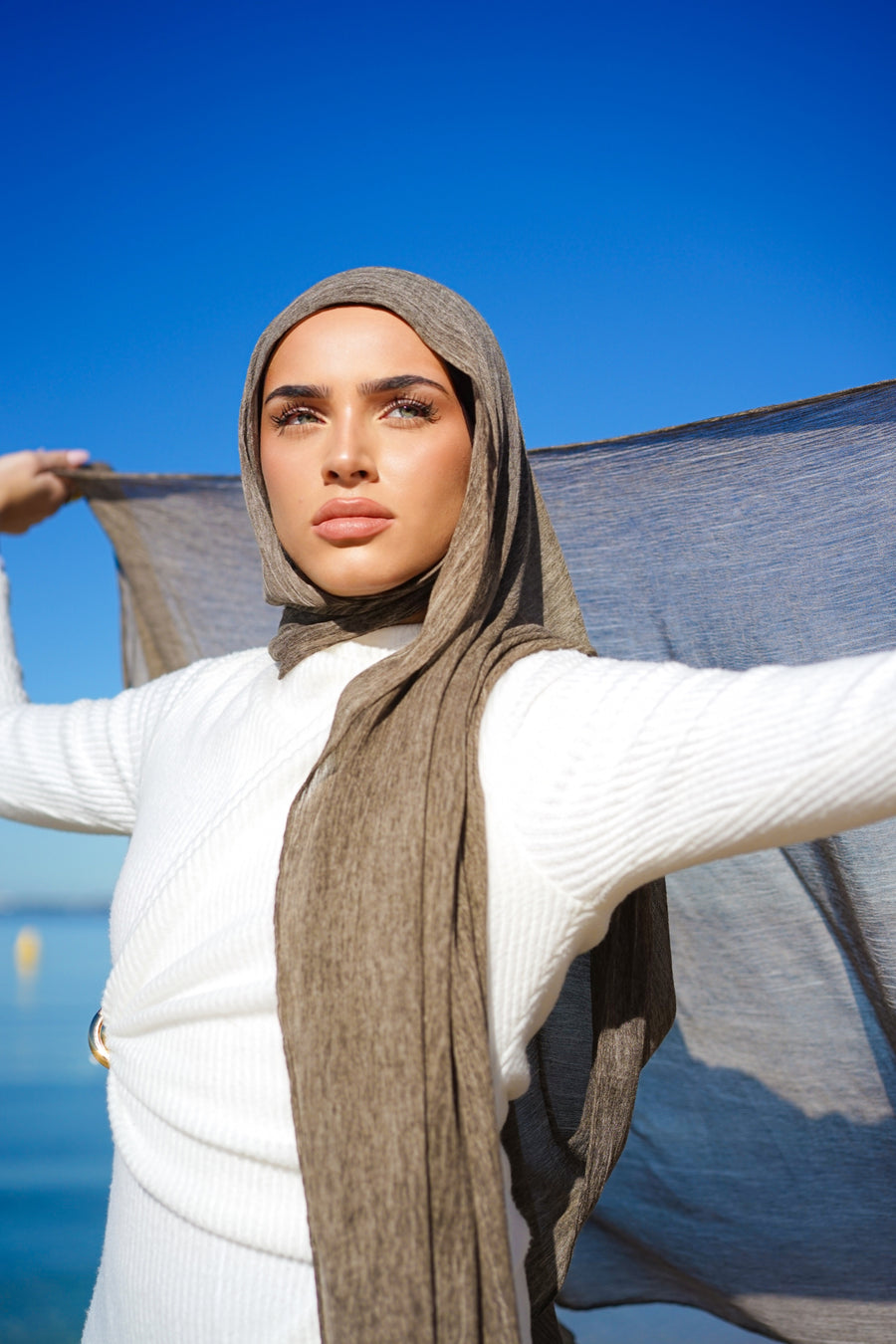 Sandstone Textured Rayon Hijab Only