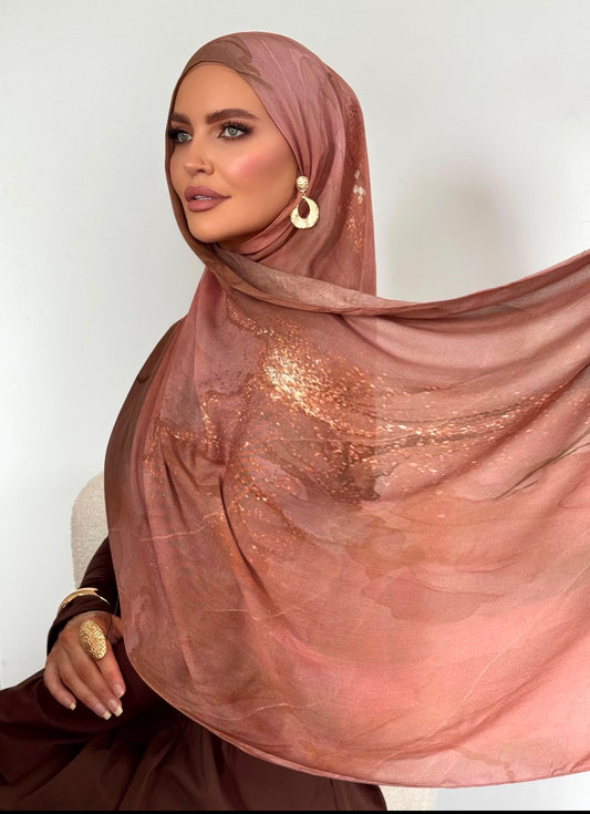 Desert Storm Printed Shawl