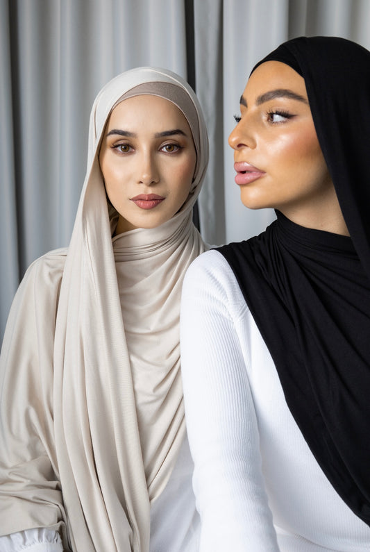 Vanilla Oat Bamboo Jersey Hijab