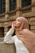 Load image into Gallery viewer, Coral Seamless Rayon Hijab
