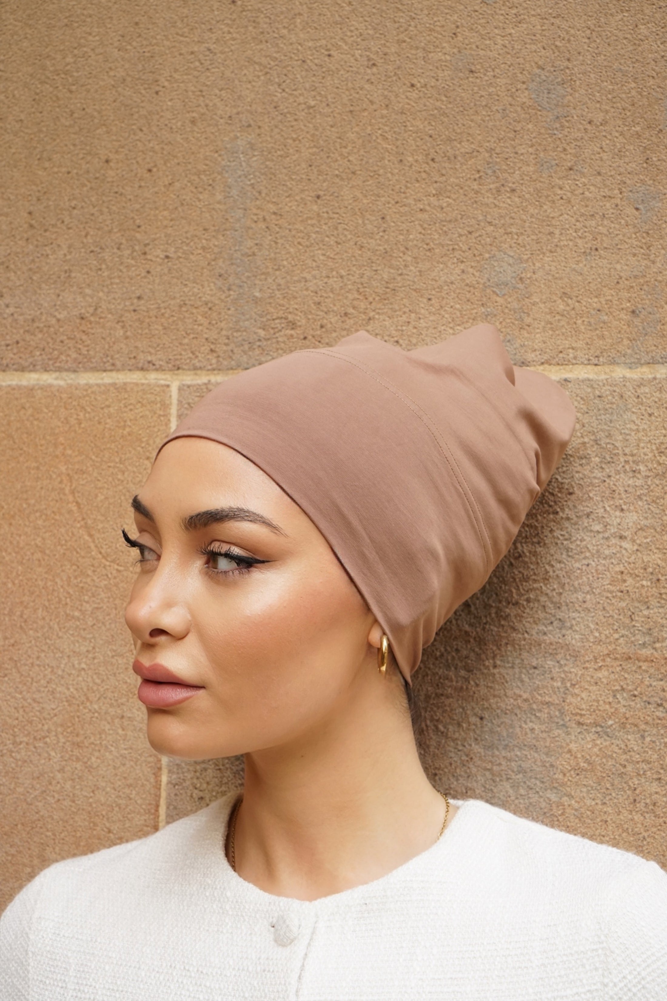 Caramel Latte Hijab & Non Slip Cap set