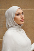 Load image into Gallery viewer, Icy Blue Seamless Rayon Hijab
