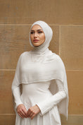 Load image into Gallery viewer, Icy Blue Seamless Rayon Hijab
