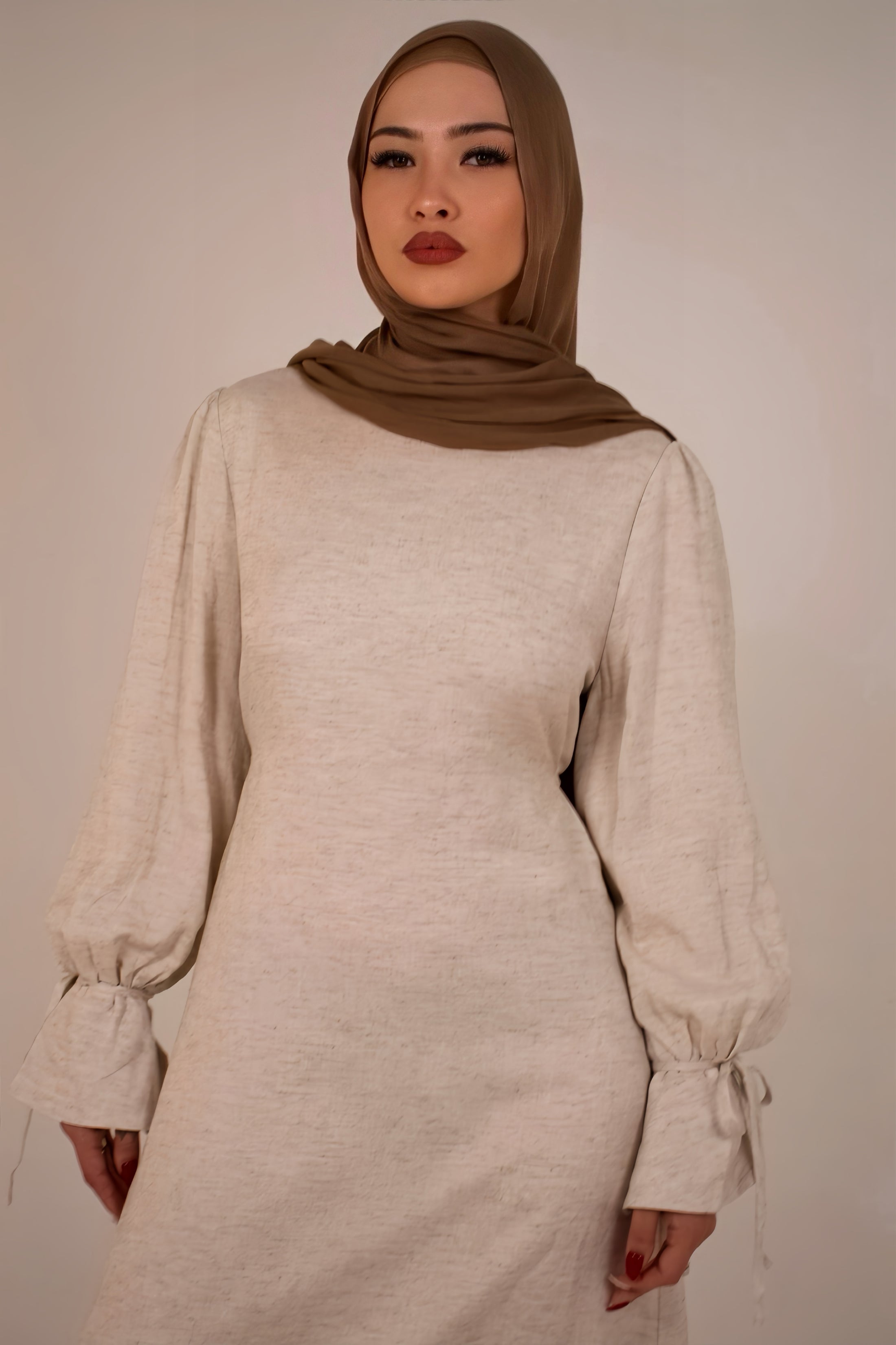 Caramel Latte Hijab & Non Slip Cap set