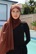 Load image into Gallery viewer, Brown Swim Hijab Wrap
