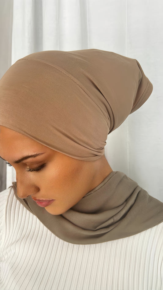Dark Nude Bamboo Non Slip Cap