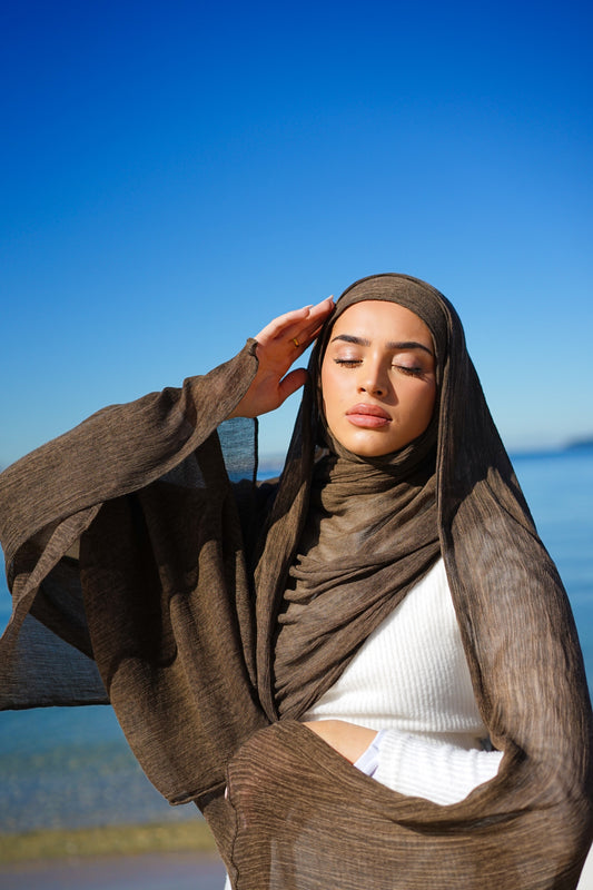 Autumn Chestnut Rayon Hijab
