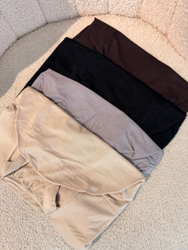 Sand Nude Velvet Grip Undercap and Hijab Set