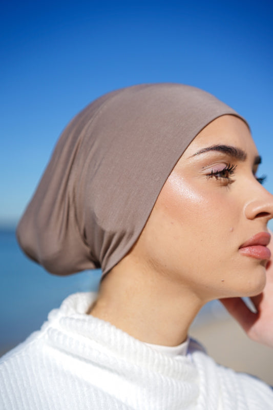 Bamboo Dark Mocha Non Slip Cap
