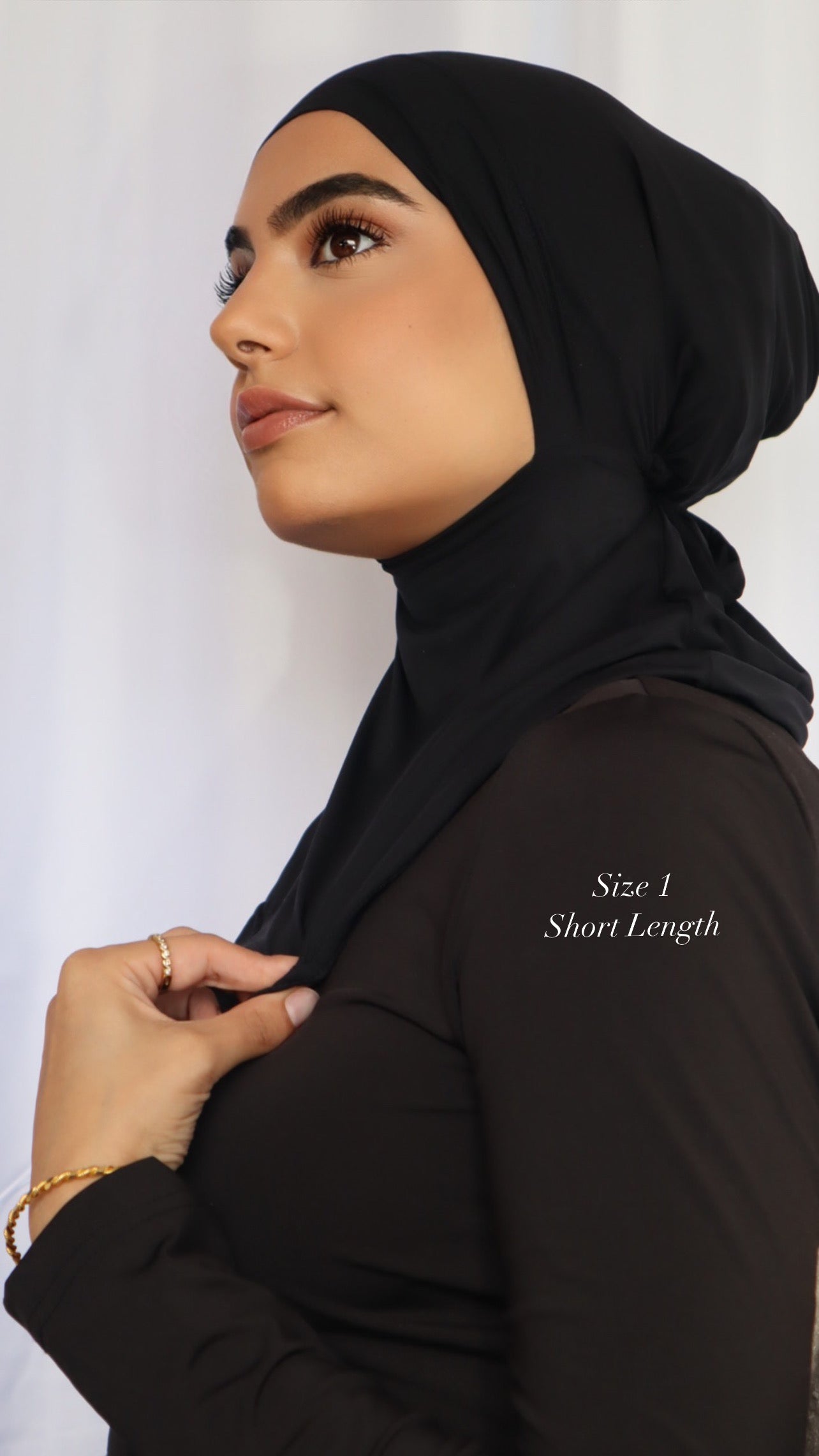 Sports Black Ninja Non Slip / Swim Hijab