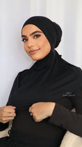 Load image into Gallery viewer, Sports Black Ninja Non Slip / Swim Hijab
