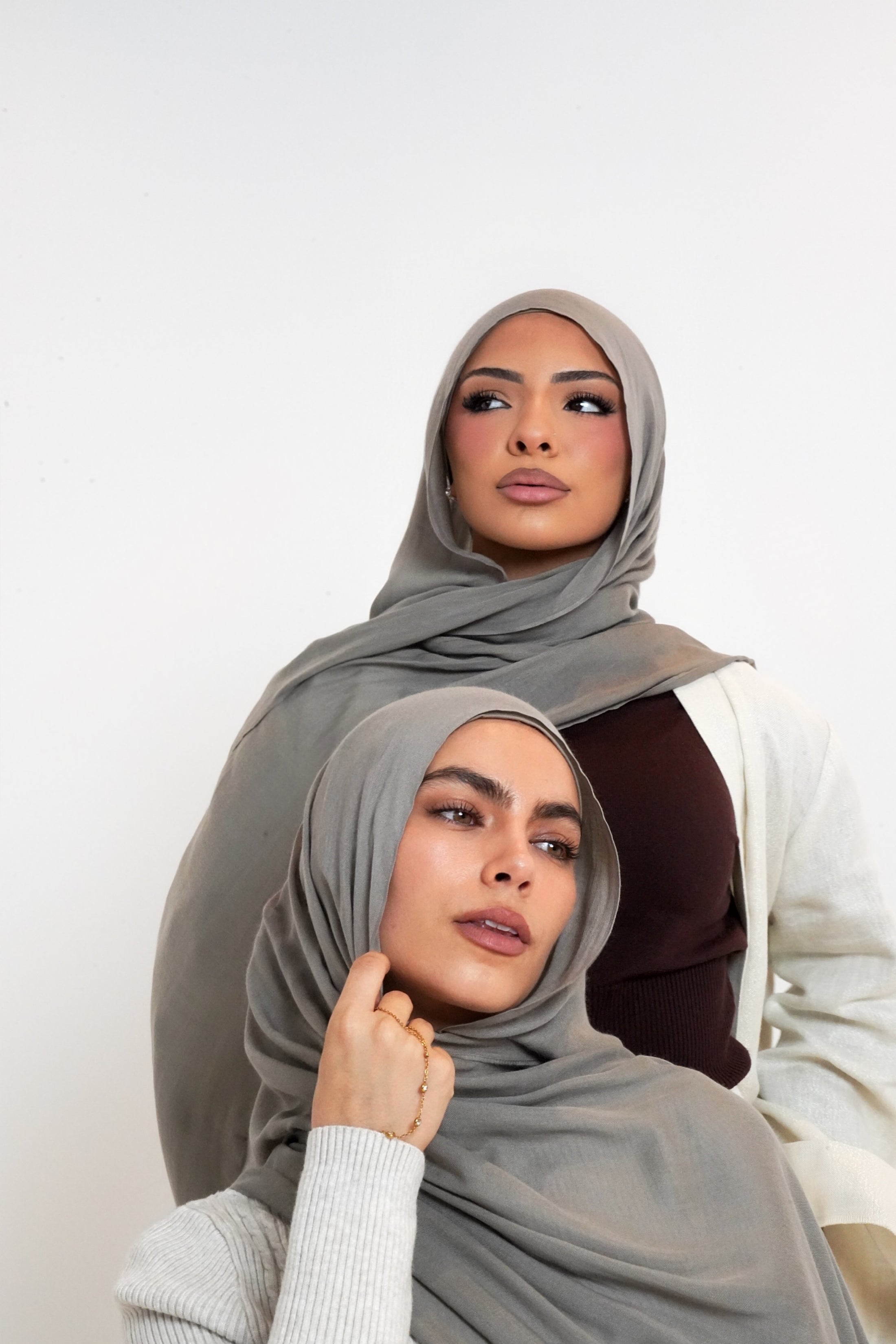Perfect Grey Hijab and Non Slip Set
