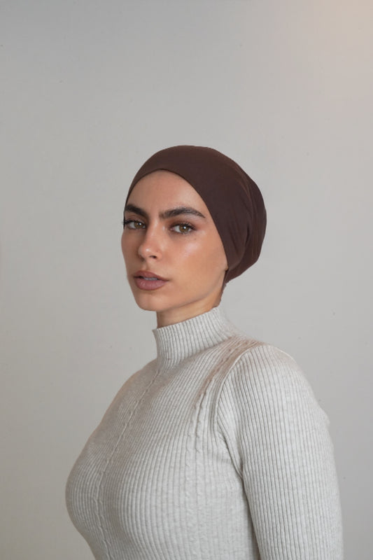 Chocolate Brown Non Slip Cap
