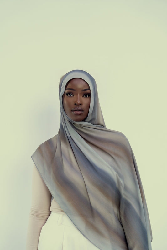 Moss Celedon Veil - Printed Modal